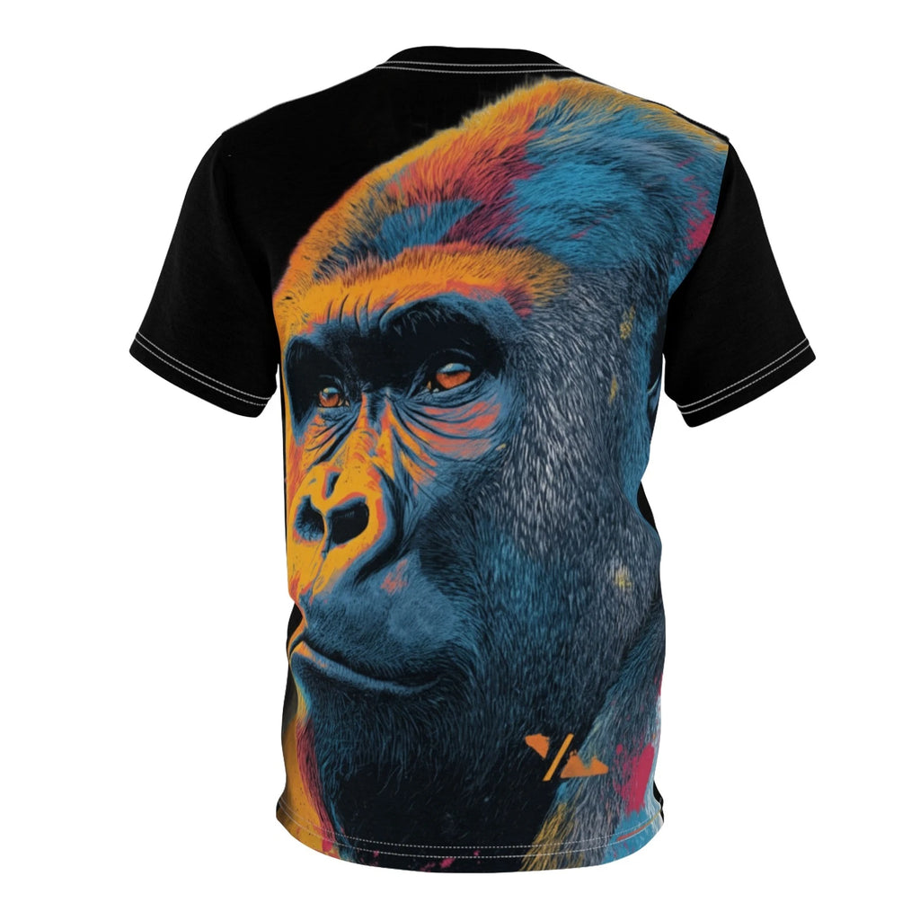 Gorilla Pop Art Tee — Colorful Wildlife Graphic T-Shirt