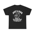 Just A Dad Funny Graphic T Shirt Vintage Jokes Unisex Heavy Cotton Tee
