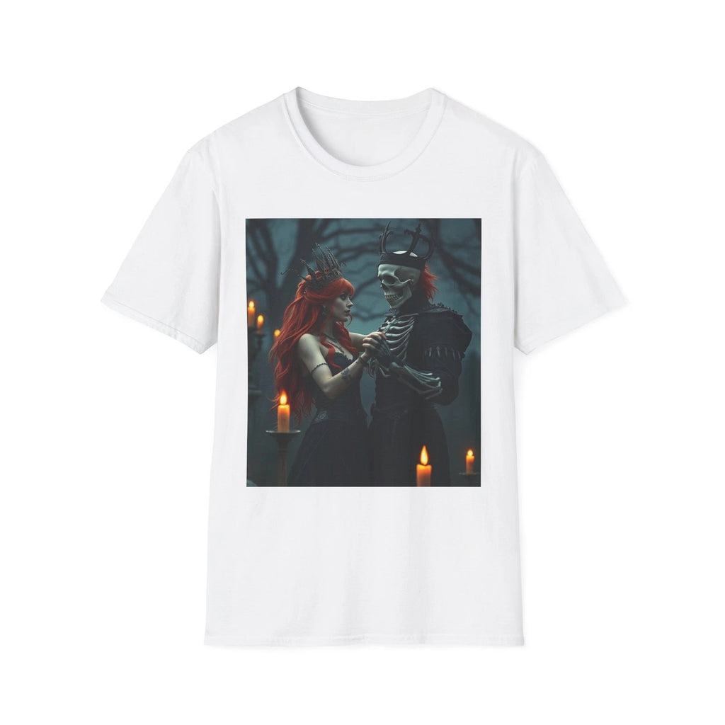Dark Romance Skeleton Couple T-Shirt, Halloween Shirt, Gothic Gift, Unisex [...]