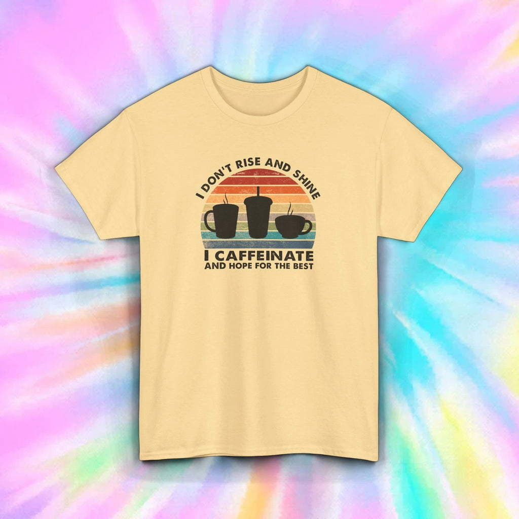 Funny Coffee Shirt I Caffeinate Graphic Tee S‑5XL Unisex Caffeine Lover Gift