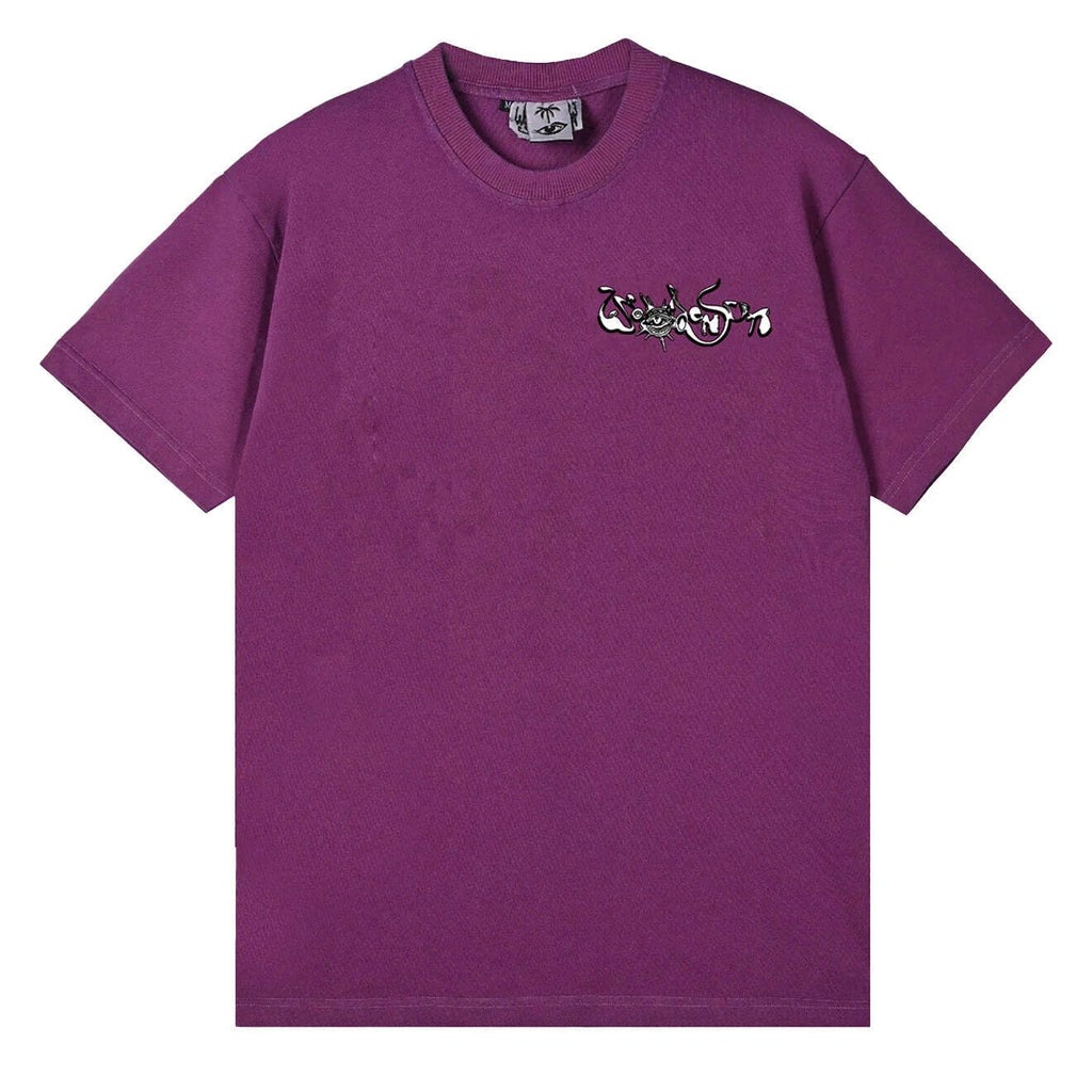 Woodensun Retired Hippies S/S Tee Maroon Purple