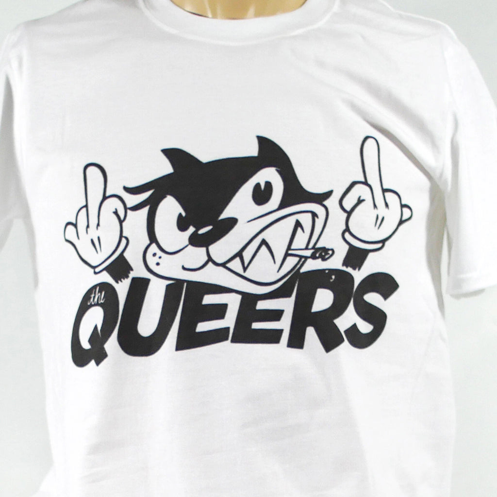 The Queers Punk Rock Short Sleeve White Unisex T-shirt S-3XL