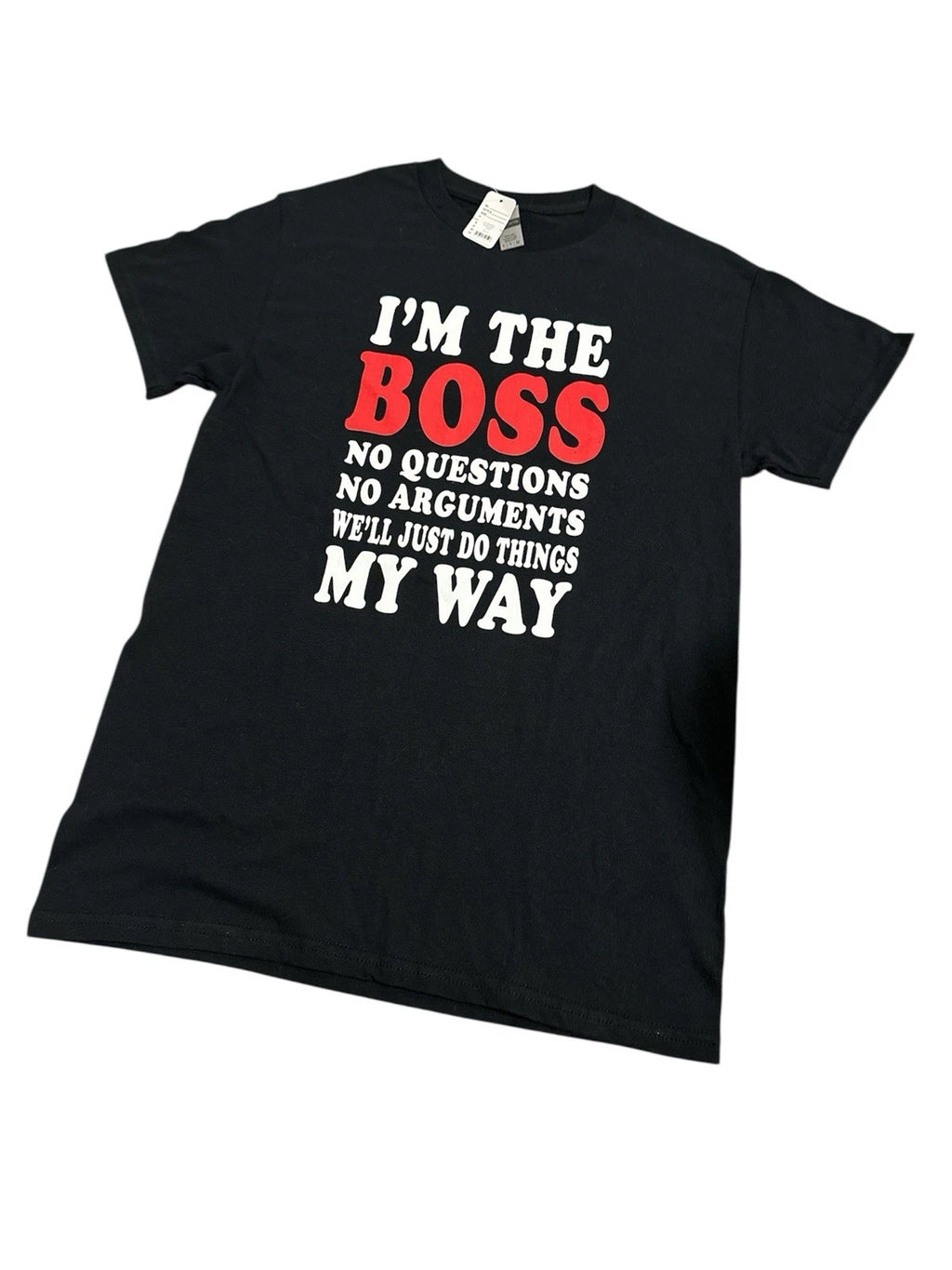 Funny Boss Shirt: I'm The Boss T-Shirt funny work office Funny Tshirts for Men
