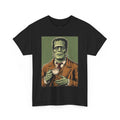 Hipster Frankenstein Unisex Tee, Novelty Monster Shirt, Cool Halloween Shirt