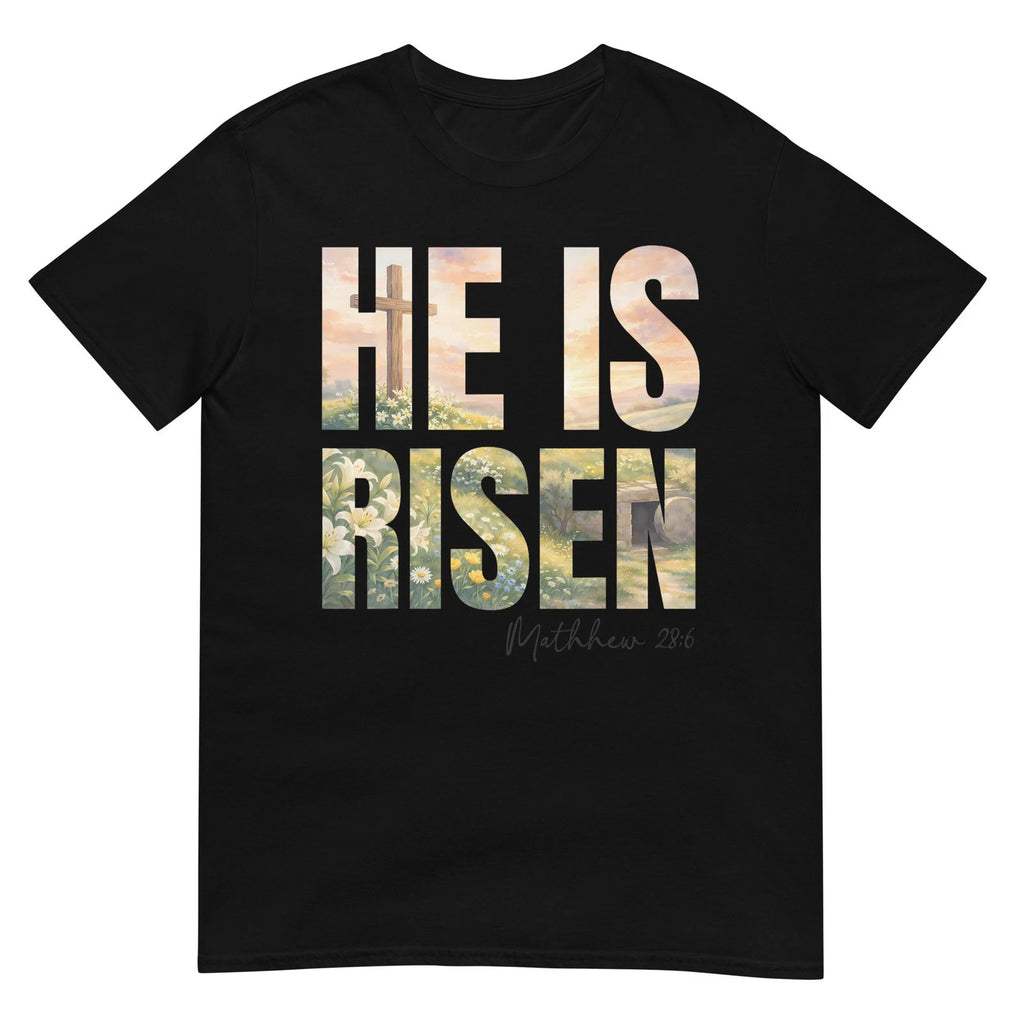 He is Risen Boho Easter Christian Jesus T-Shirt