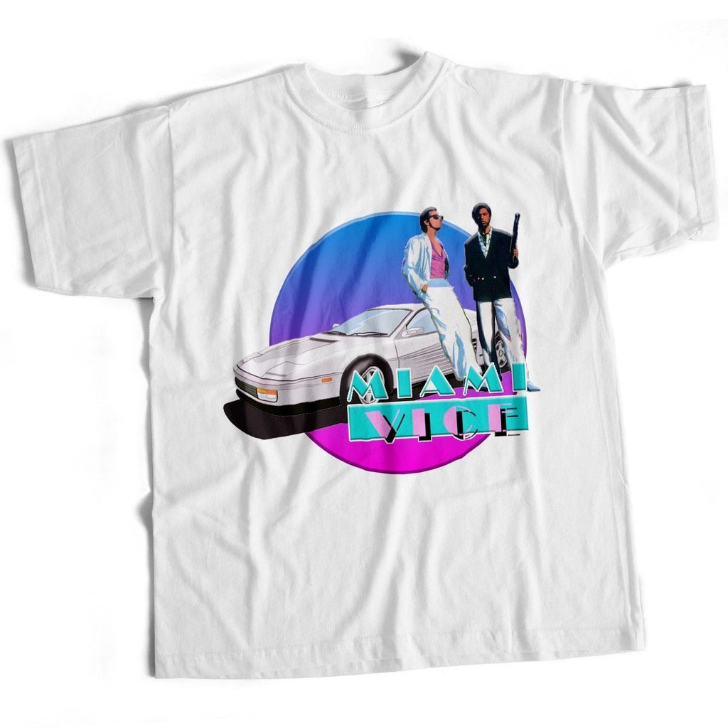 homage 90s horror sci fi film movie t shirt for halloween miami vice fans