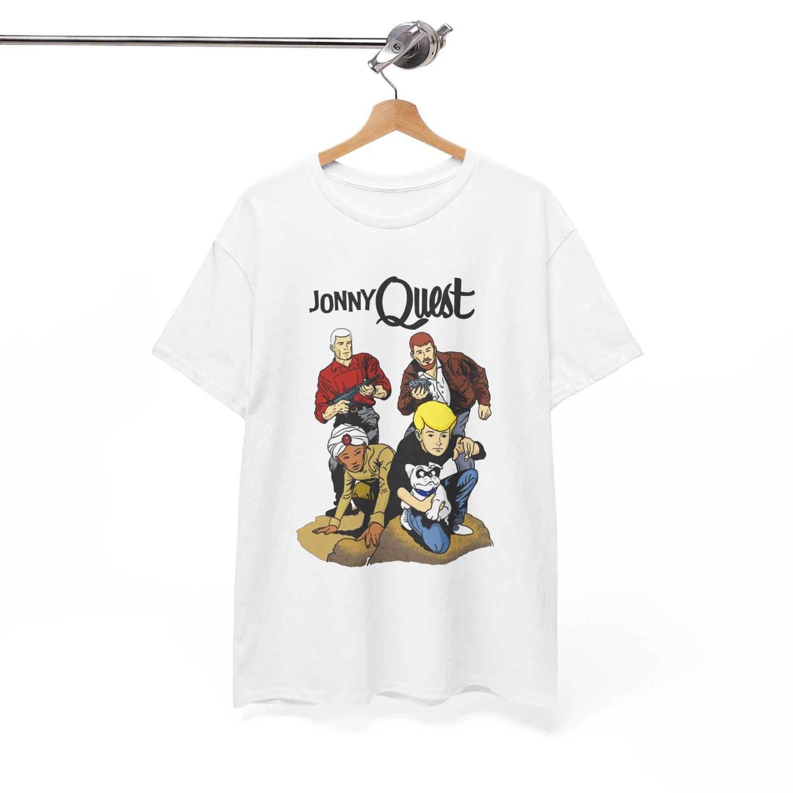 Jonny Quest T-Shirt, 80's 70's cartoon Johnny Quest Tee, Unisex Shirt
