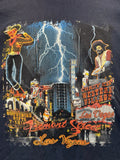 Vintage 90s Bayside Las Vegas Freemont Street Neon Cowboy Shirt Men’s Xl Heavy