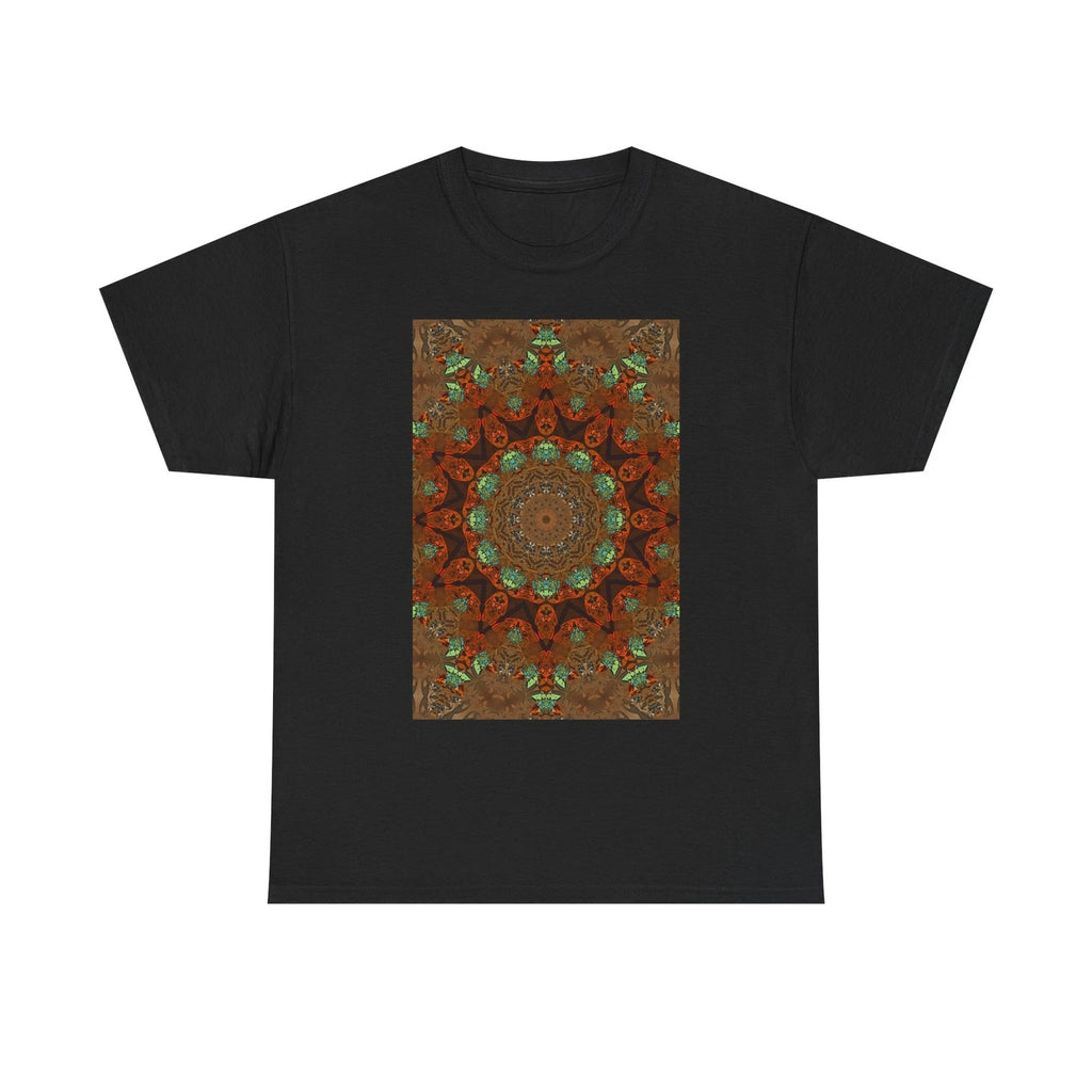 Mandala Kaleidoscope T-Shirt | Geometric Boho Pattern