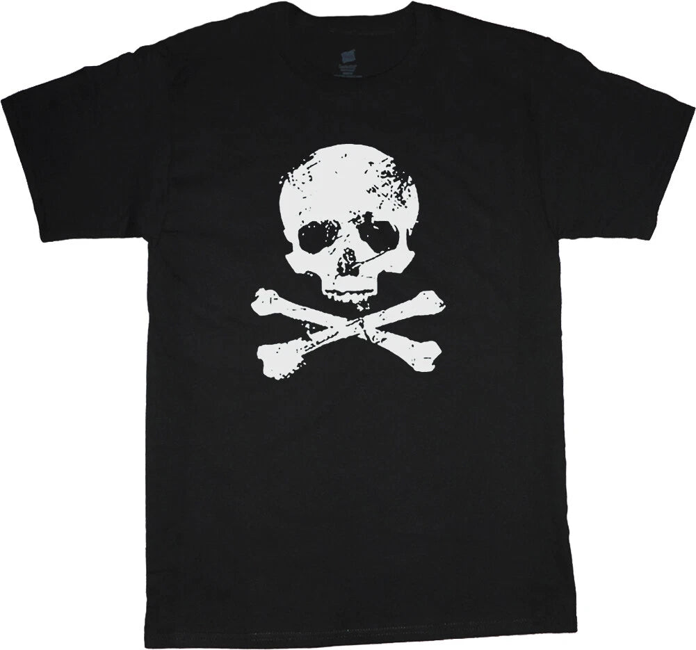 Pirate Skull and Crossbones T-shirt Mens Graphic Tee Clothing Apparel