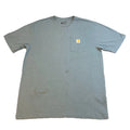 Carhartt Pocket T-Shirt Men’s Large Blue Loose Fit Workwear Outdoors Dad Worker