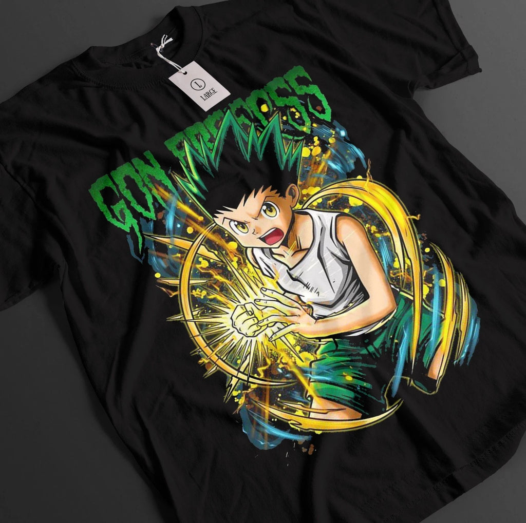 Hunter x Hunter Shirt Gon Freecss T-Shirt Killua Top HxH Hisoka Anime Unisex Tee
