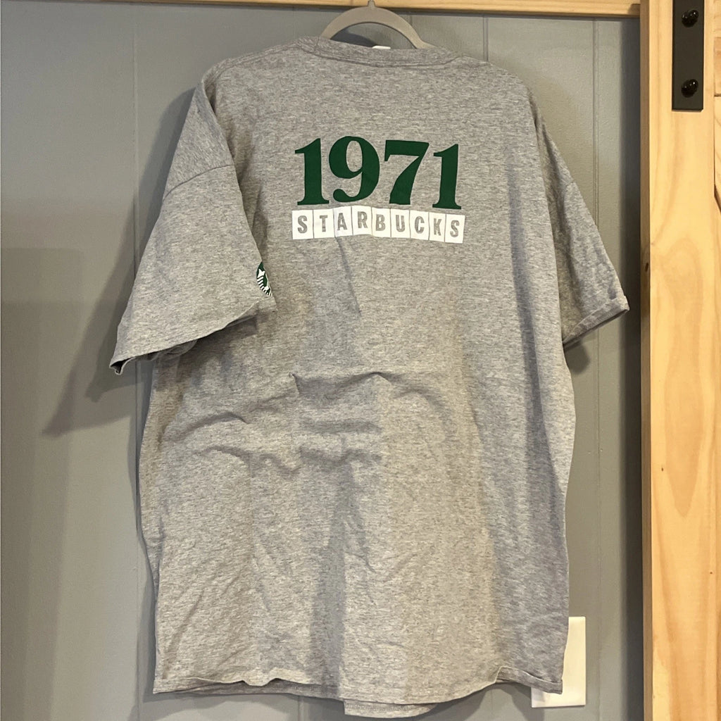3XL Starbucks 50th Anniversary 1971-2021 Employee Tee Shirt Gray Coffee