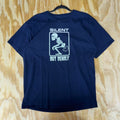 Vintage y2k silent but deadly 2000s skull fart funny t-shirt