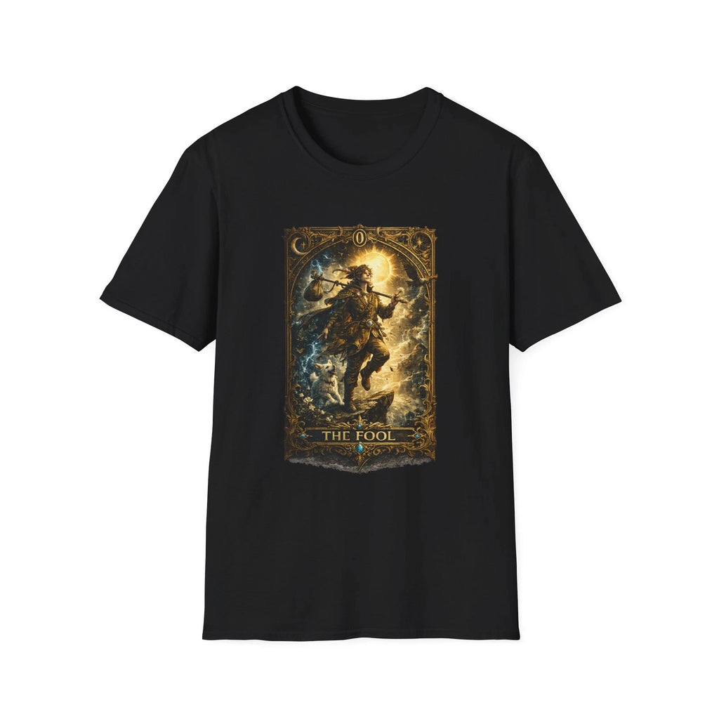 The Fool Tarot Card T Shirt Mystical Tarot Graphic Tee