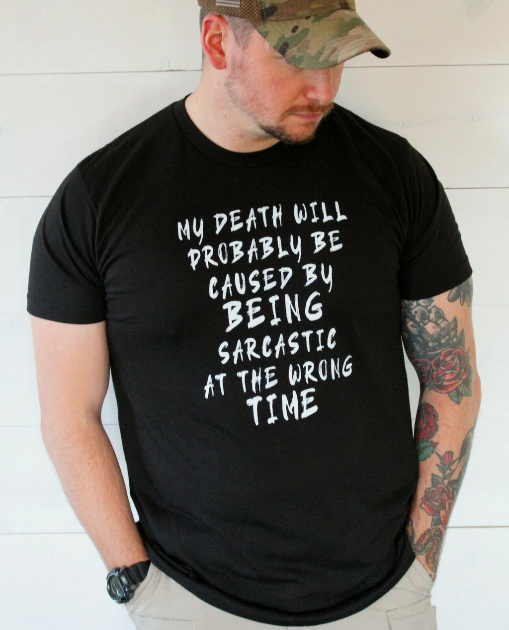 Being Sarcastic Funny T-Shirt  65% poly / 35% cotton Unisex