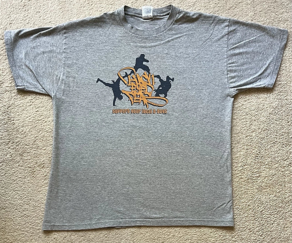 Vintage 2001 Black Eyed Peas T-Shirt XL Support Your B-Boys BEP Hip Hop Rap Y2K