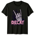 Decay T-Shirt Spooky Skeleton Rock Halloween Goth Halloween Gift For Him And Her
