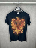 Lamb Of God Y2K Eagle Print T Shirt Black Mens Metal Band Size S