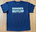 THE OFFICE Dunder Mifflin NAVY BLUE T Shirt - Mens Size L - Short Sleeve LARGE