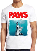Paws Jaws Cat Fun Pet Lover Best Gift Funshirt Funny Kitten Tee T Shirt M930