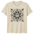Celestial Sun Face Magic T-Shirt Spiritual Boho Graphic Tee
