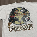 Vtg 90's Top Dawg No Tolerance Homies Graphic Print Shirt Big Logo Mens XL USA