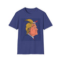 Flip Cartoon Politician T-Shirt | Pop Art Caricature Statement Tee Trump Hair