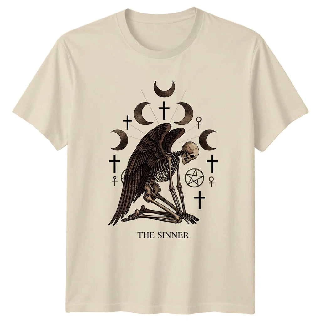 The Sinner T-Shirt Gothic Occult Esoteric Dark Academia Art Birthday Gift