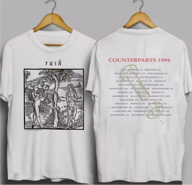 1994 Rush Counterparts Tour T-Shirt T-Shirt