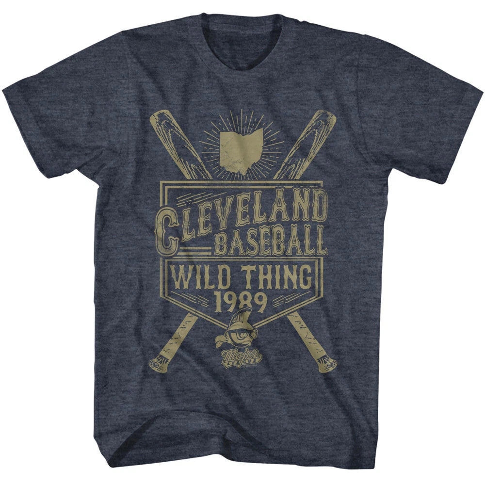Major League Movie Cleveland Baseball Wild Thing 1989 Men's T Shirt