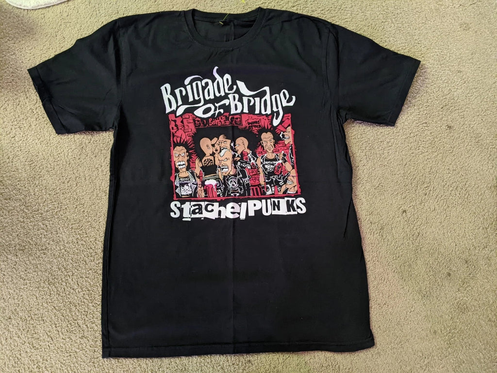 Brigade Of Bridge Indonesian Street Punks Rare T-shirt Lg Casualties Crass