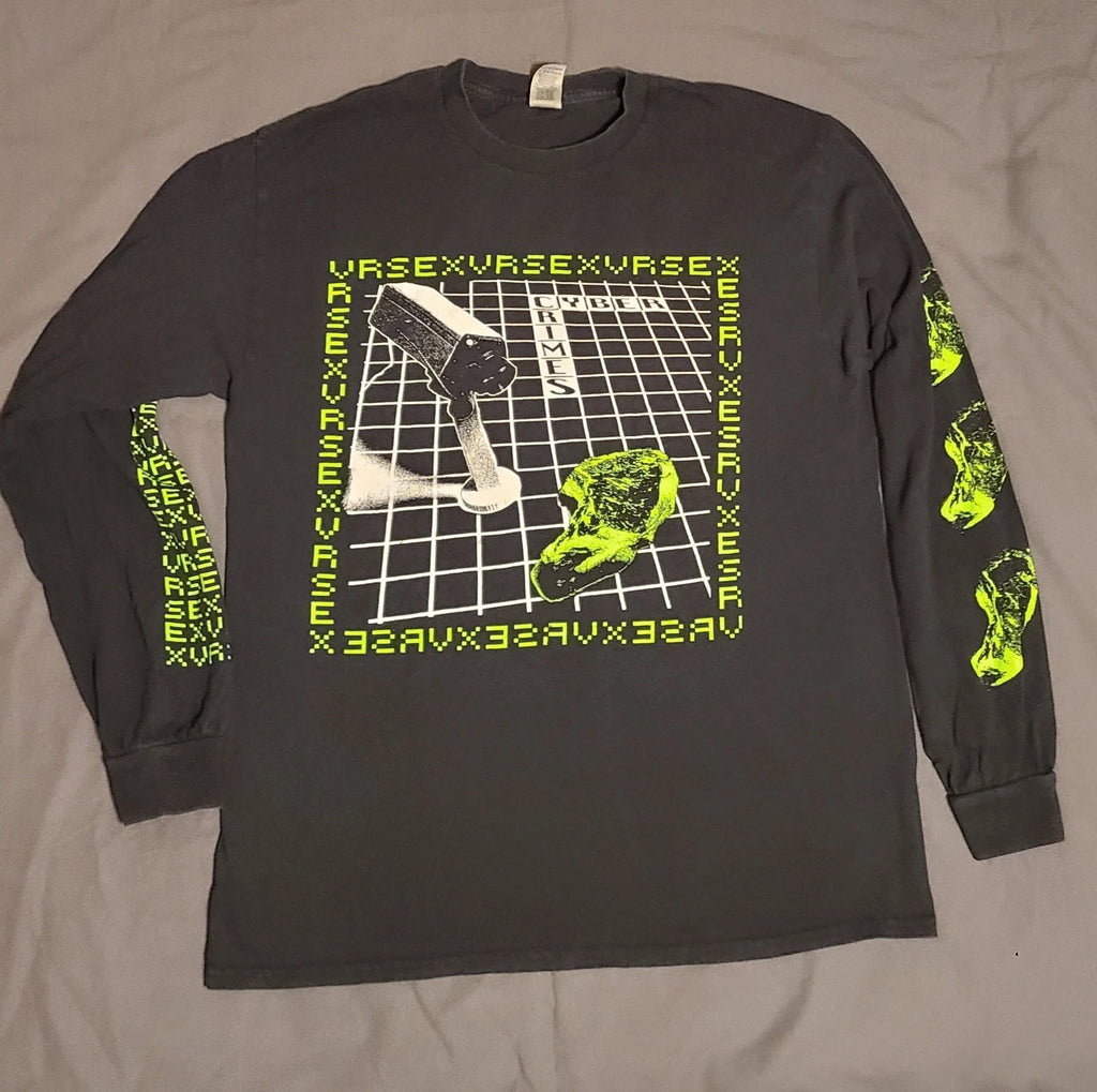 VR SEX band T-Shirt CYBER CRIMES EP deathrock, synth punk, post-punk merch