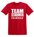 TEAM STARMER - Labour Election Slogan on a MENS FUNNY KEIR STARMER JOKE T SHIRT