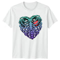 Pastel Goth Mended Heart Rib T-Shirt Pastel Goth Valentine Valentines Day