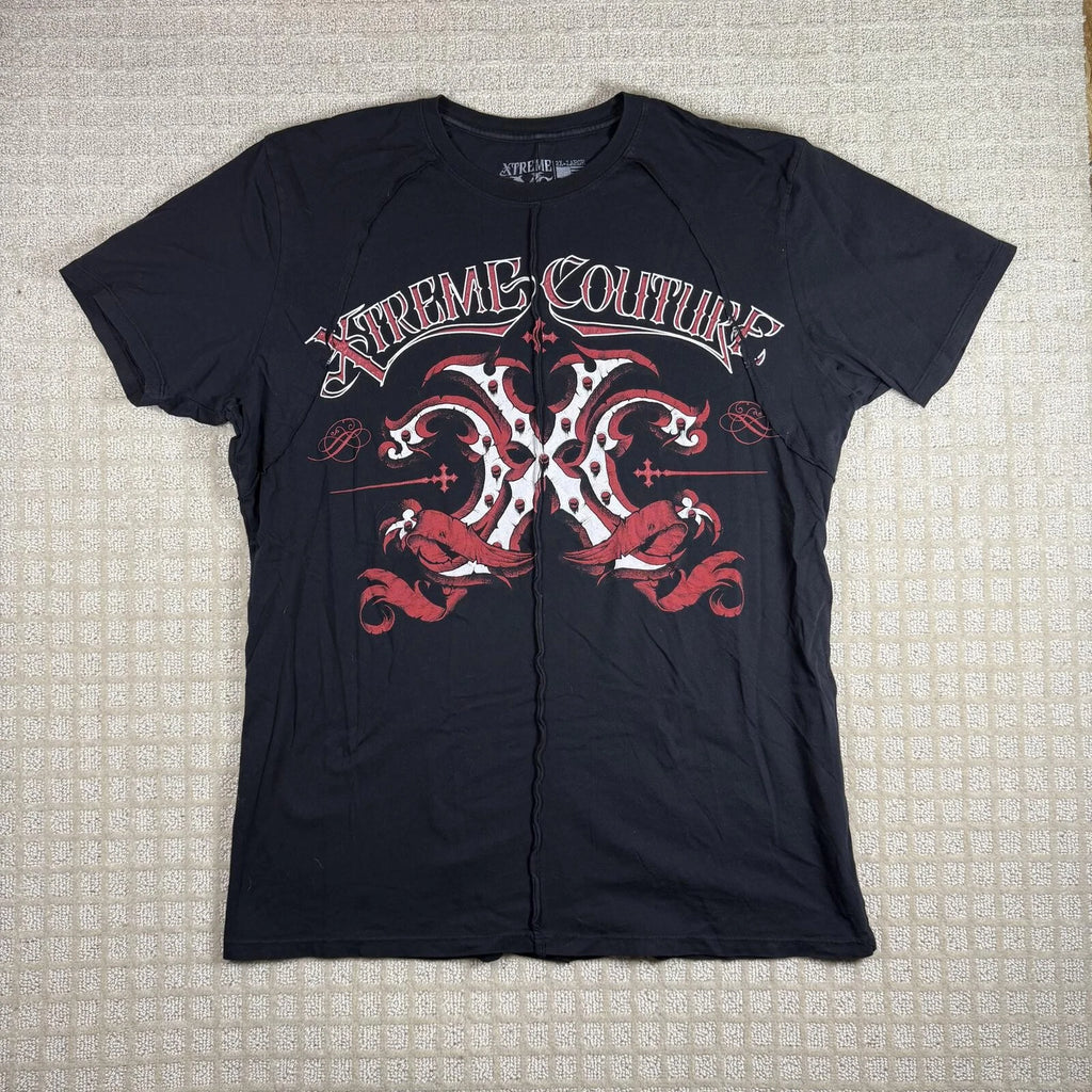 Y2K Xtreme Couture Skull T Shirt Size 2XL