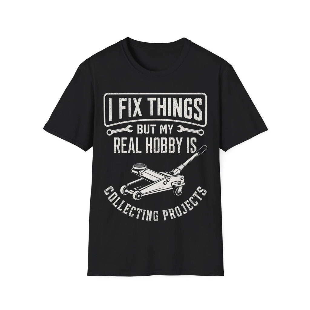 Funny Mechanic I FIX THINGS Humor T-Shirt Garage Guy Gift Father Gift T-shirt