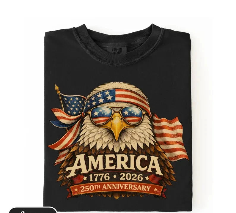 250 Years Shirt, Funny America 250th Anniversary Tee, Vintage July 4th Patriotic