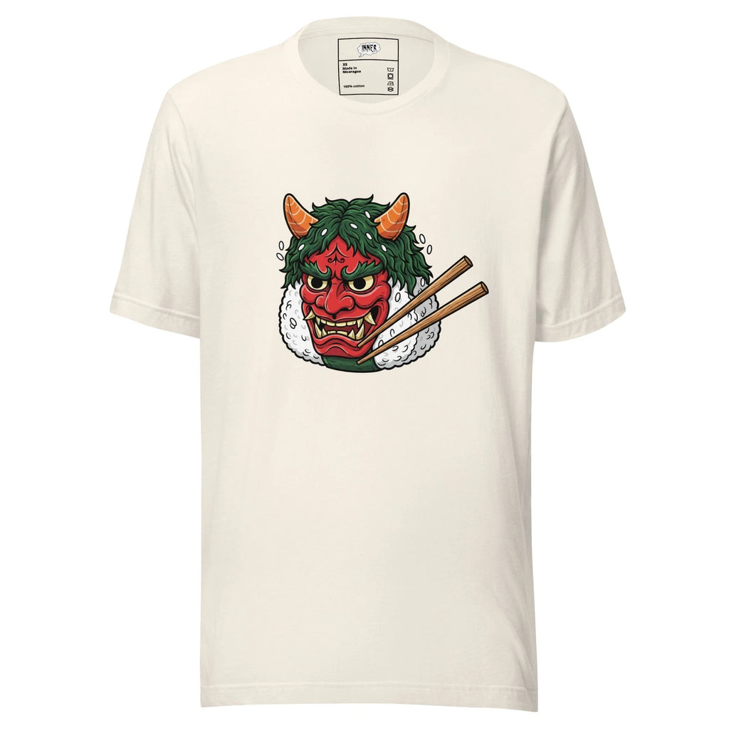 Inner Thoughts // "Oni-Giri" Kawaii Japanese Demon Rice Ball T-Shirt