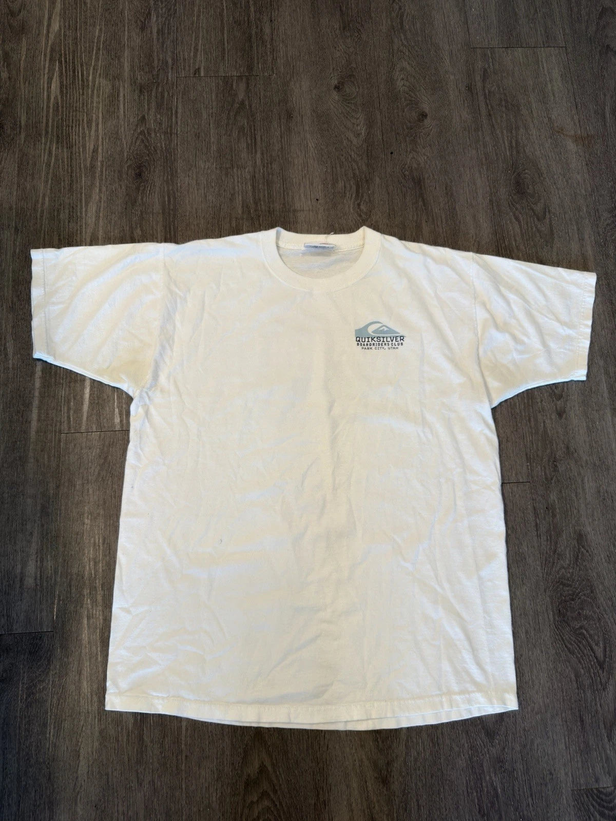 Quicksilver Skate Tee Shirt Size XL Snowboard Skateboard Y2K 00s