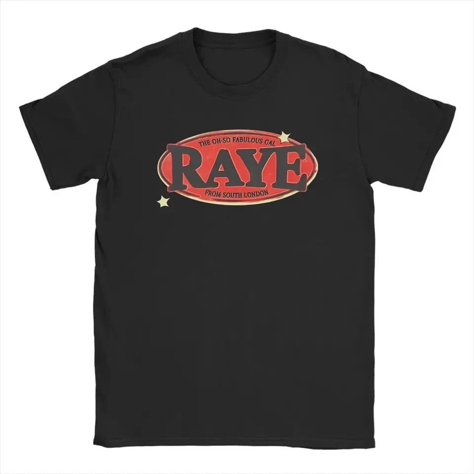 RAYE Concert Tour Pop Art Logo T-Shirt Cotton O-Neck Short Sleeve Fan Gift Tee
