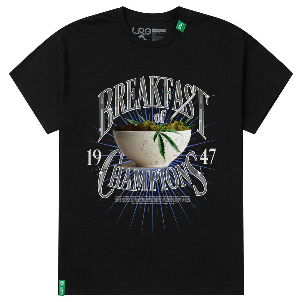 Lifted Research Group Mens LRG Weedies Breakfast Funny Shirt NWT Small