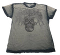 Y2k Cyber Mall Goth Grunge T Shirt Sinister Skull Size XXL Graphic AC6