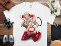 Sexy Hot kawaii Girl Cat Mask Shirt, Anime Hentai Manga Sexy Adult T-Shirt, Perf