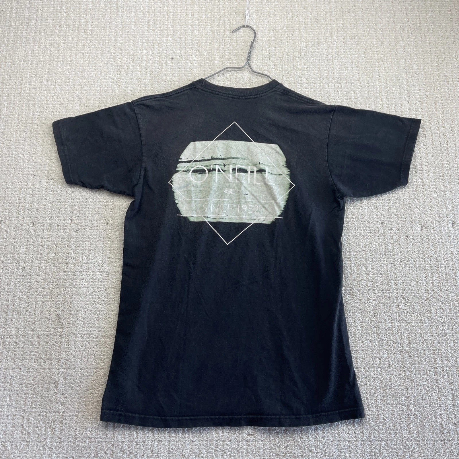 Y2K Oneill Ocean Surf Picture Graphic Tee Men's T-Shirt Sz M* Beach Skater 2000