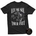 Gothic Meme Skeleton Inappropriate Lets Me See Your Feet T-Shirt