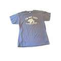 M&O Gold Indianapolis Zoo "Im Not Lazy Im Energy Efficient" T-Shirt M 50% Cotton