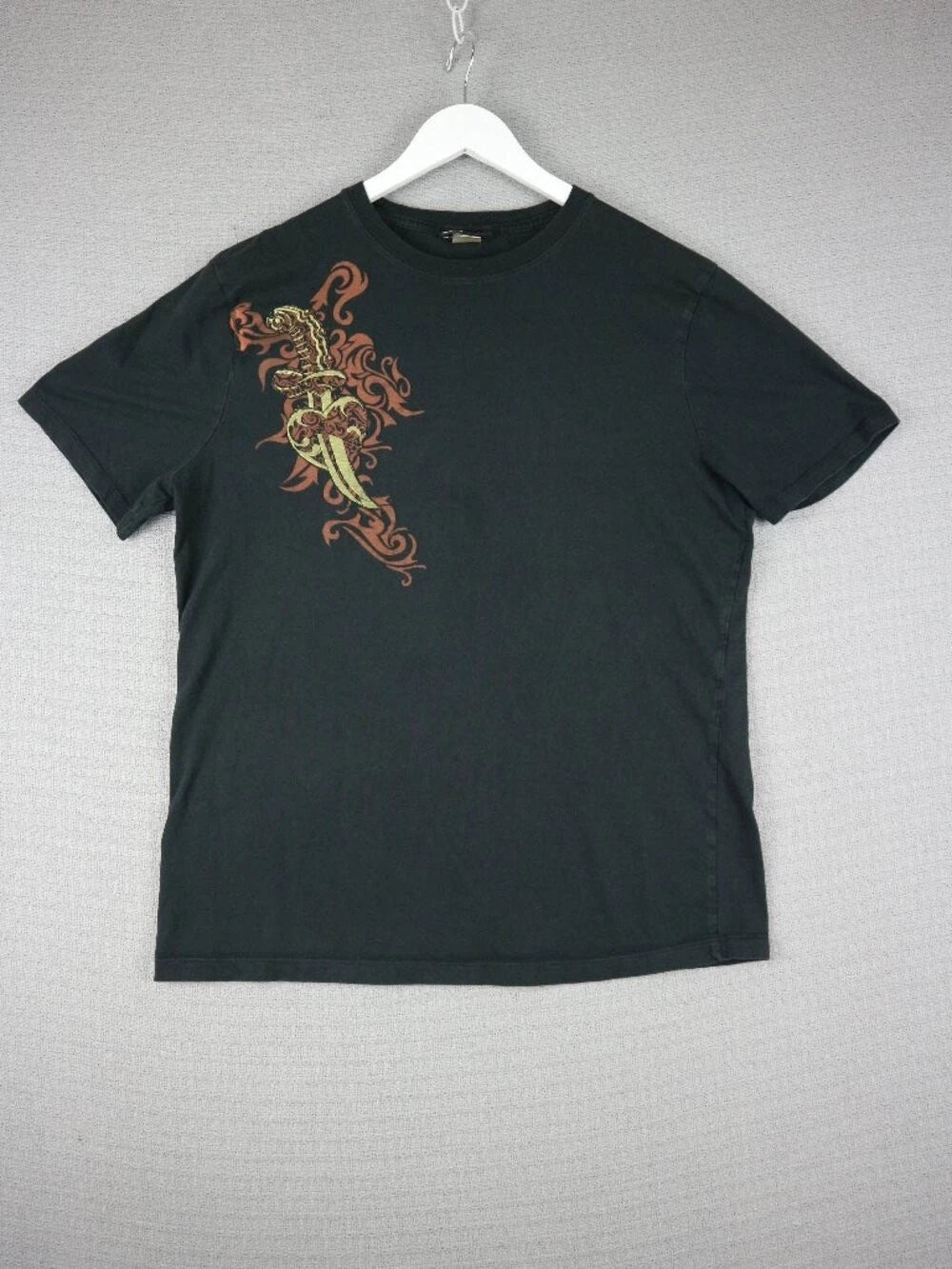 Miami Ink Y2K tribal Streetwear Vintage Skater Tee Mens XL 2007