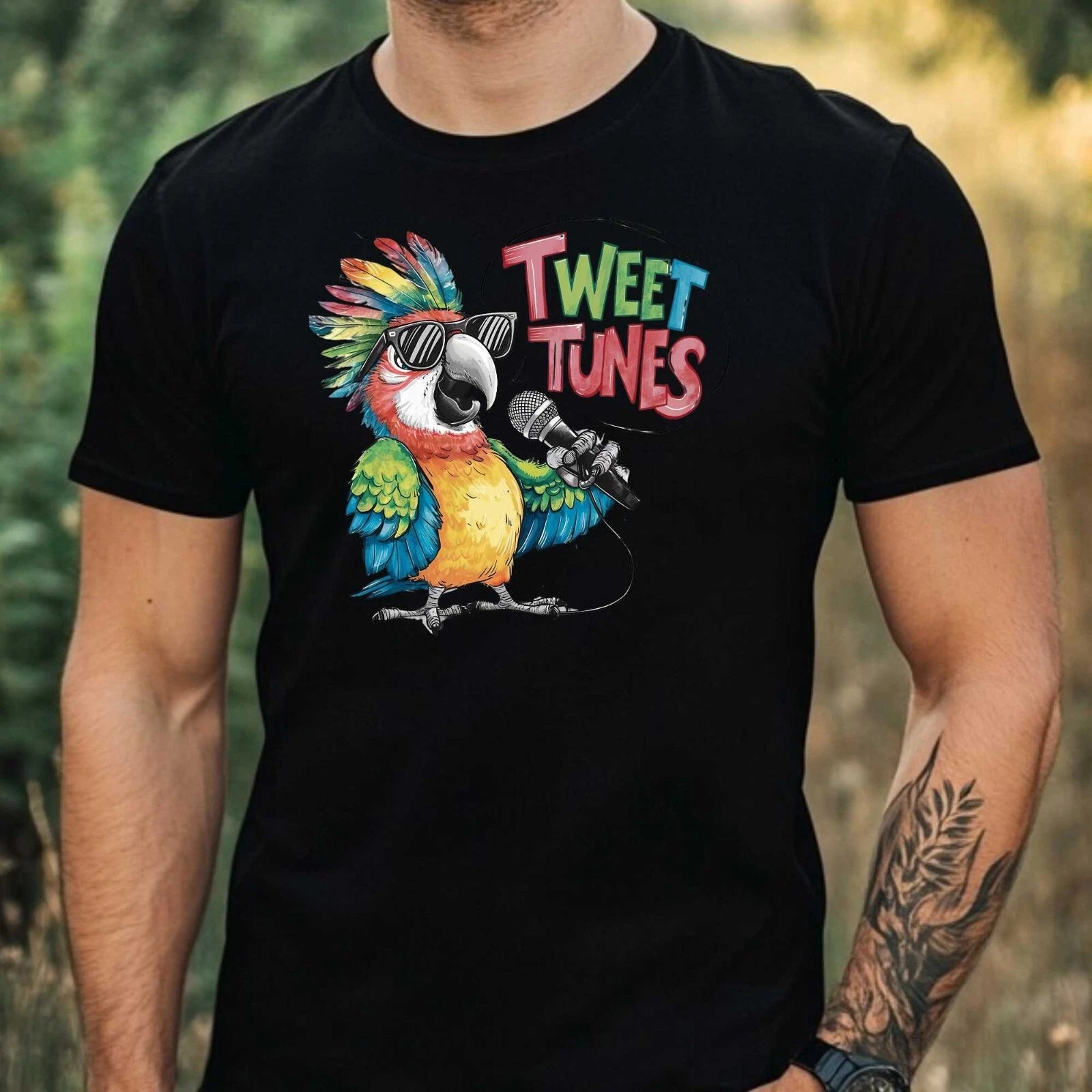 Mens Funny Animal Quote Print Cotton T-Shirt Size XS to 5XL