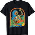 Never Give Up Zombie Sarcastic Retro Funny Adult Humor T-Shirt